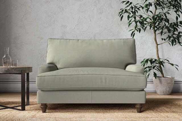 nkuku Marri Love Seat - Make To Order - One Size - Recycled Cotton Seaspray