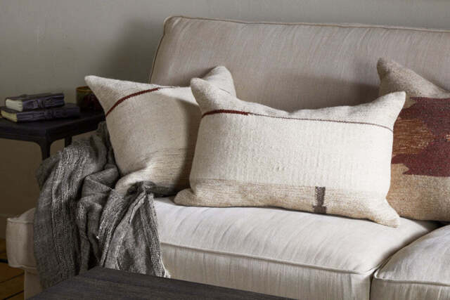 nkuku Tamil Wool Cushion Cover - Textiles - Natural - 50 x 50 cm