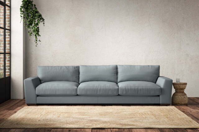 nkuku Guddu Sofa - Make To Order - Super Grand - Recycled Cotton Horizon