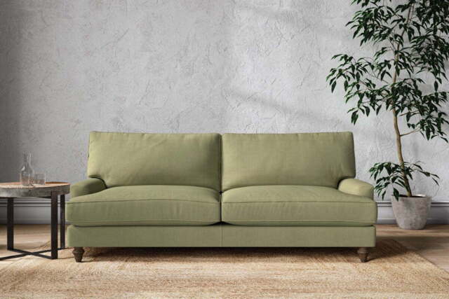 nkuku Marri Sofa - Make To Order - Grand - Brera Linen Sage