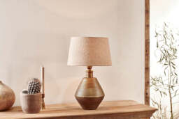 nkuku Nalgonda Lamp - Lamps - Small - Antique Brass