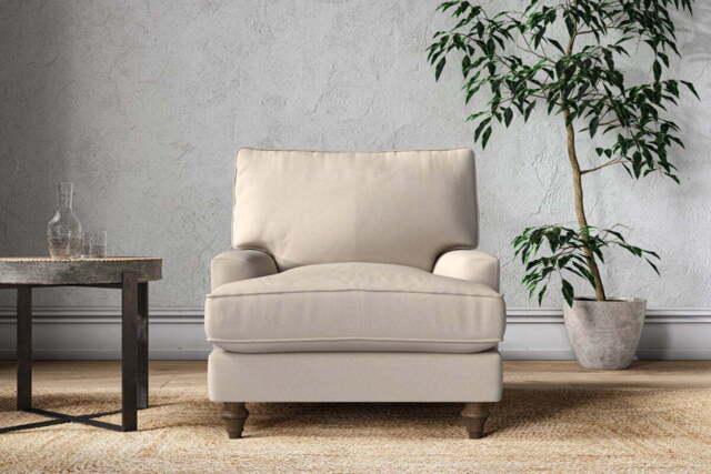 nkuku Marri Armchair - Make To Order - One Size - Recycled Cotton Natural