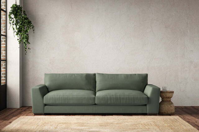 nkuku Guddu Sofa - Make To Order - Grand - Brera Linen Jade