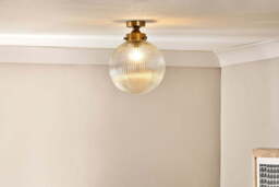 nkuku Konnie Bathroom Ceiling Light - Lights - One Size - Clear
