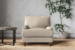 nkuku Marri Armchair - Make To Order - Recycled Cotton Stone - No Colour