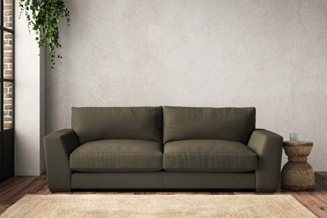 nkuku Guddu Sofa - Make To Order - Large - Recycled Cotton Fatigue
