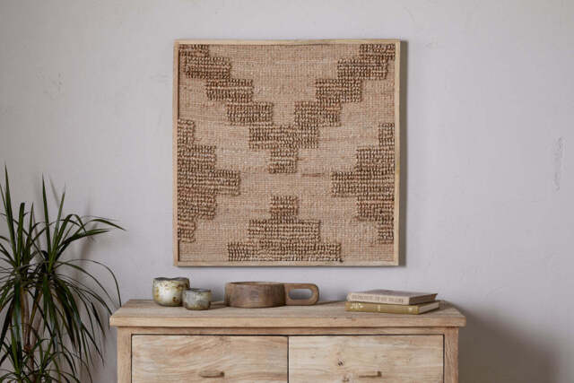 nkuku Bawal Wall Art - Decorative Accessories - One Size - Natural