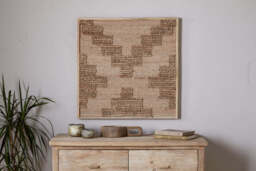 nkuku Bawal Wall Art - Decorative Accessories - One Size - Natural