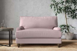 nkuku Marri Love Seat - Make To Order - Recycled Cotton Lavender - No Colour