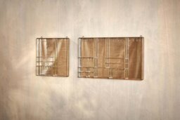nkuku Bequai Wall Hung Jewellery Box - Gifting - Large - Antique Brass