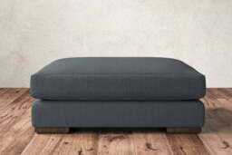nkuku Guddu Dining Footstool - Make To Order - Grand - Brera Linen Jade