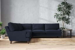 nkuku Marri Corner Sofa - Make To Order - Grand - Brera Linen Indigo