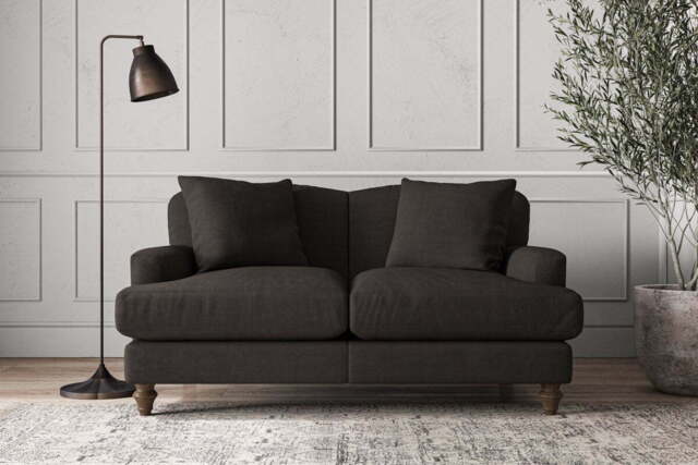 nkuku Deni Sofa - Make To Order - Small - Brera Linen Espresso