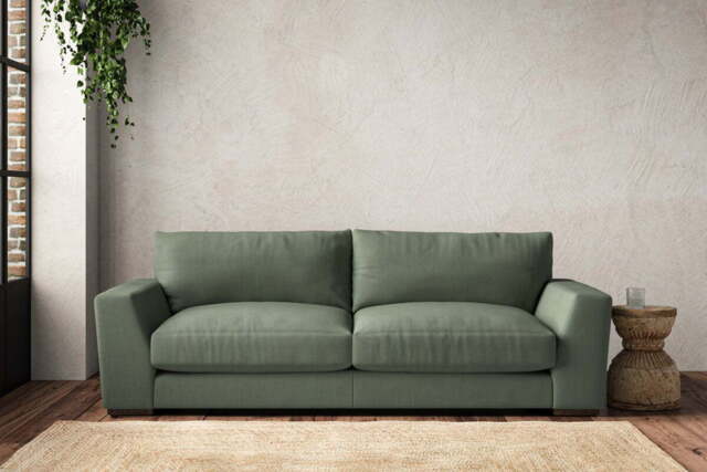 nkuku Guddu Sofa - Make To Order - Large - Brera Linen Jade