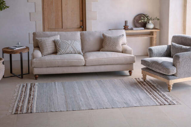 nkuku Aadita Jute & Wool Rug - Rugs - Grey - 200 x 300 cm
