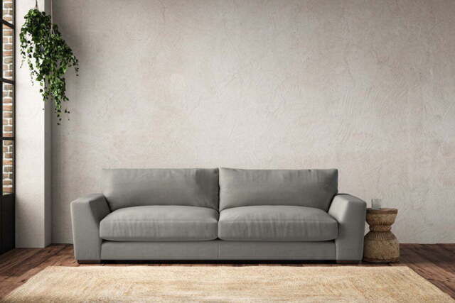 nkuku Guddu Sofa - Make To Order - Grand - Brera Linen Smoke