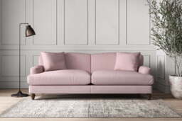 nkuku Deni Sofa - Make To Order - Grand - Recycled Cotton Lavender