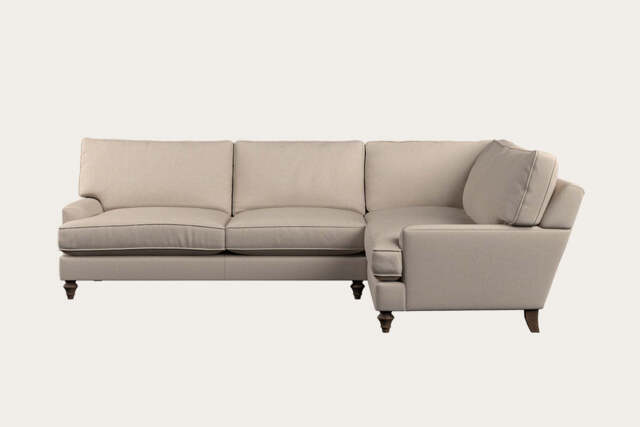 nkuku Marri Right Hand Corner Sofa - Make To Order - Grand - Recycled Cotton Natural