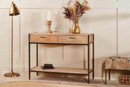 nkuku Dasai Mango Wood Console Table - Tables - One Size - Natural