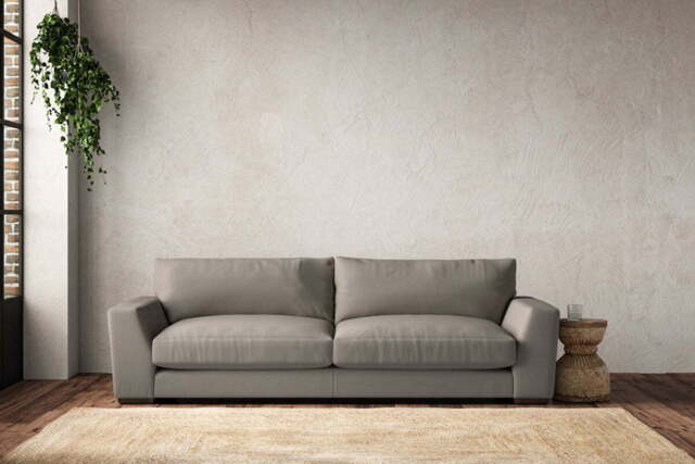 nkuku Guddu Sofa - Make To Order - Grand - Recycled Cotton Flax