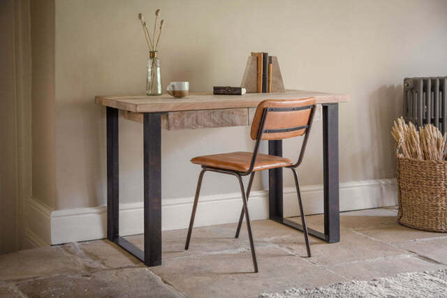 nkuku Fia Mango Wood Desk - Tables - One Size - Natural