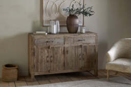nkuku Ibo Reclaimed Wood Sideboard - Storage Furniture - One Size - Natural