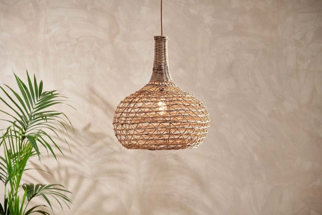 nkuku Beru Rattan Lampshade - Shades - Large - Natural