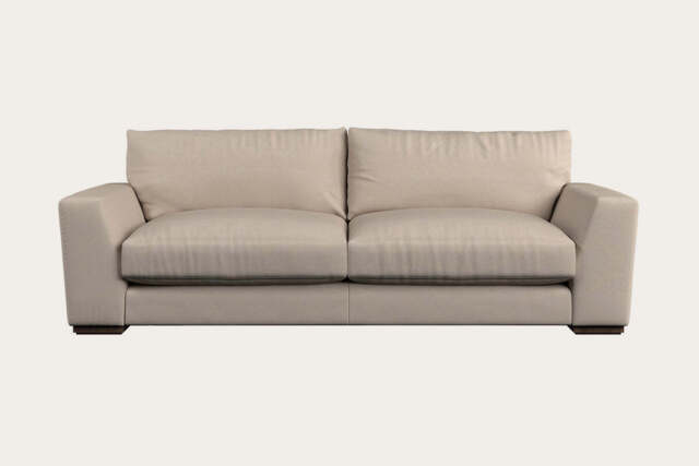 nkuku Guddu Large Sofa - Make To Order - Recycled Cotton Natural - No Colour