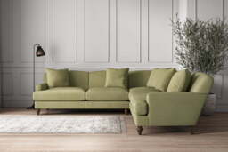 nkuku Deni Large Corner Sofa - Make To Order - Brera Linen Sage