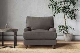 nkuku Marri Armchair - Make To Order - Brera Linen Granite - No Colour