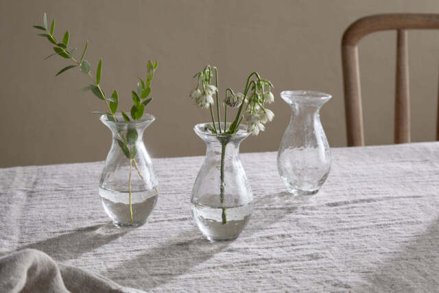 nkuku Bapti Bud Vases Set Of 3 - Decorative Accessories - Clear