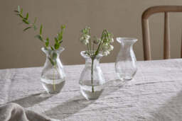 nkuku Bapti Bud Vases Set Of 3 - Decorative Accessories - Clear