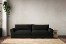 nkuku Guddu Sofa - Make To Order - Grand - Brera Linen Charcoal