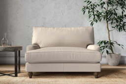nkuku Marri Love Seat - Make To Order - Recycled Cotton Natural - No Colour