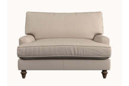 nkuku Marri Love Seat - Make To Order - Recycled Cotton Natural - No Colour