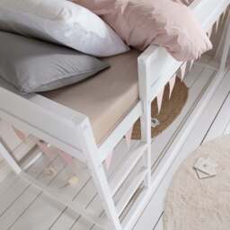 Lykke Midsleeper Cabin Bed Reversible with Straight Ladder in Classic White - thumbnail 5