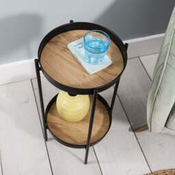 Solna Small Side Table in Black - thumbnail 2