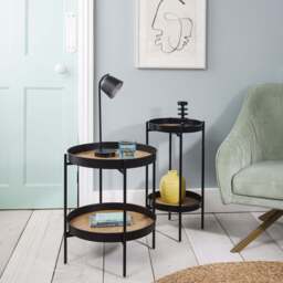 Solna Small Side Table in Black - thumbnail 4