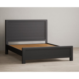 Bradwell Oak and Charcoal Painted Double Bed