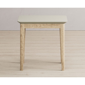 Ancona Oak and Soft Green Painted Dressing Table Stool