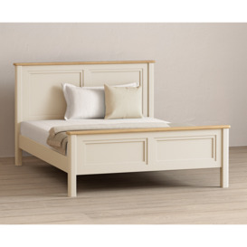 Bridstow Oak and Cream Painted Kingsize Bed