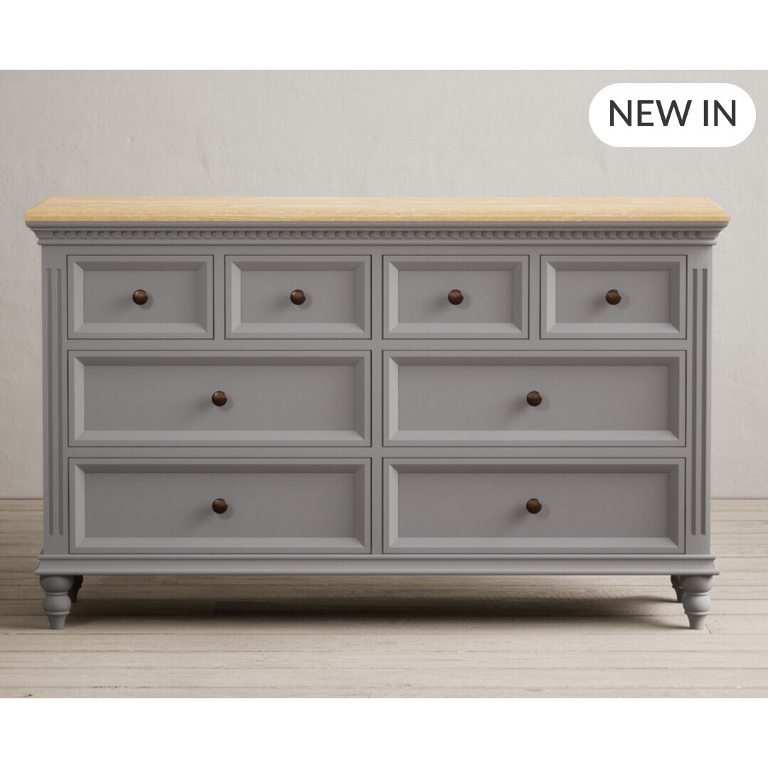 slim fit dress slacks Wynton Weathered Light Oak Dresser main image 1