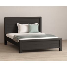Bradwell Oak and Charcoal Painted King size Bed