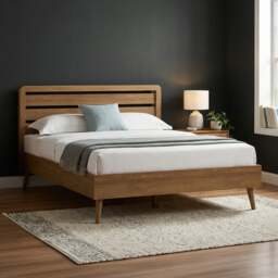 Rosa Solid Oak Double Bed