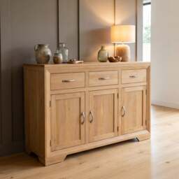 Tilt 100% Solid Oak Large Sideboard