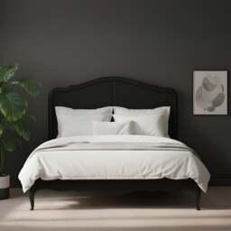 Chateau Noir Oak and Black Painted King Size Bed