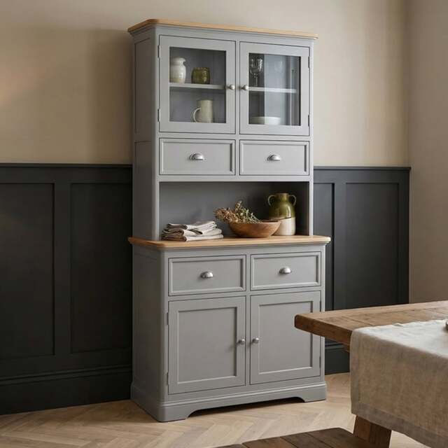 Felton Oak and Light Grey Painted Small Dresser
