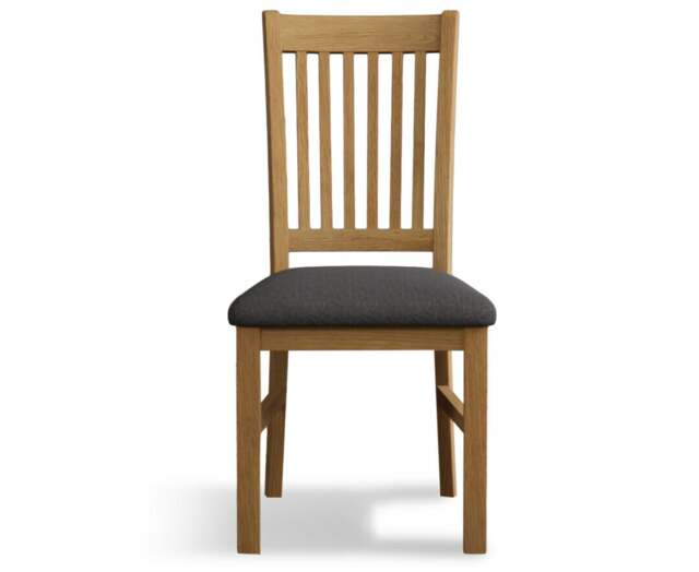 Warwick Charcoal Grey Set of 2 Fabric Dining Chairs