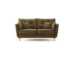 Capri Sage Chenille Fabric 2 Seater Sofa