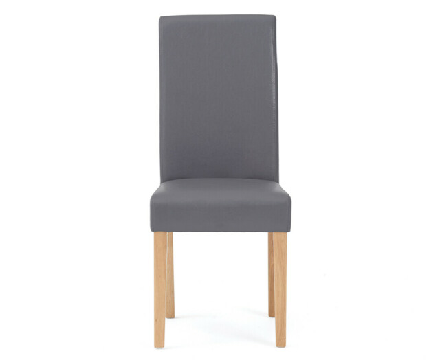 Olivia Brown Faux Leather Dining Chairs